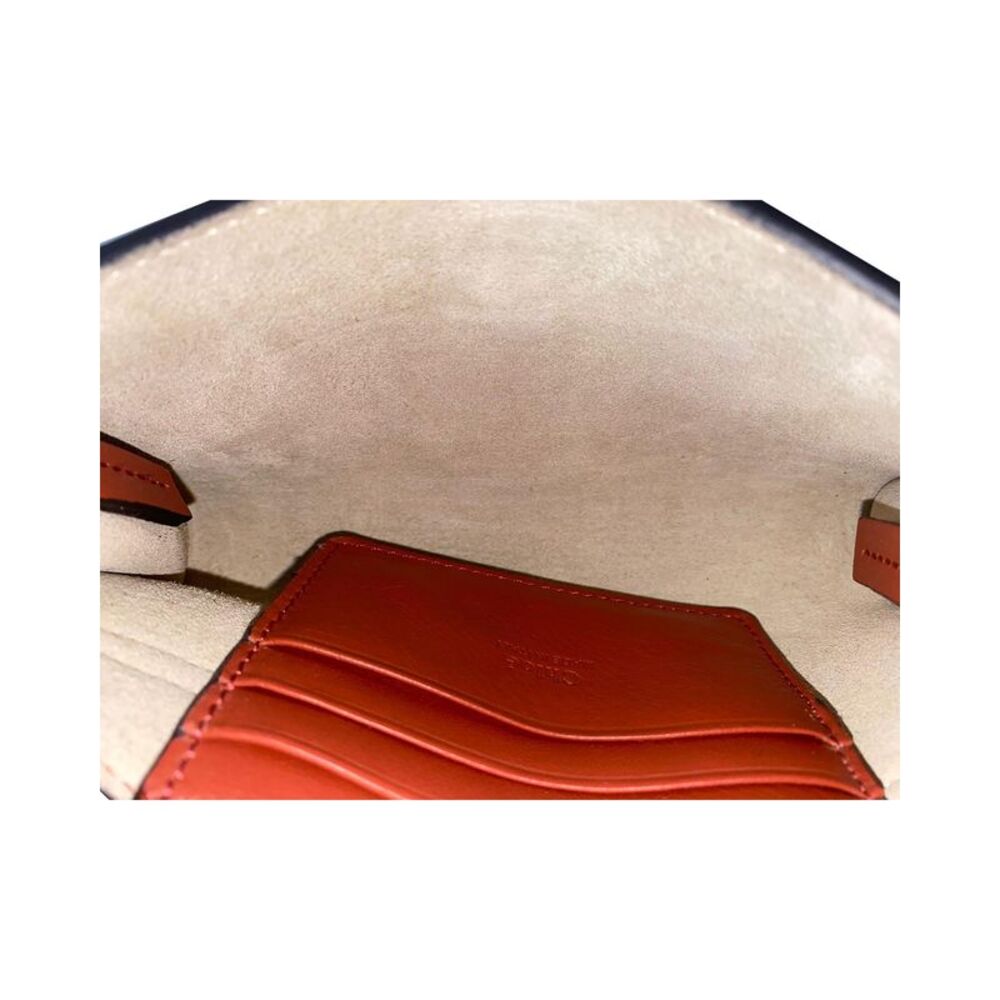 Pre Loved Chloe  Faye Small Shoulder Bag in Red Leather - Picture 6 of 7